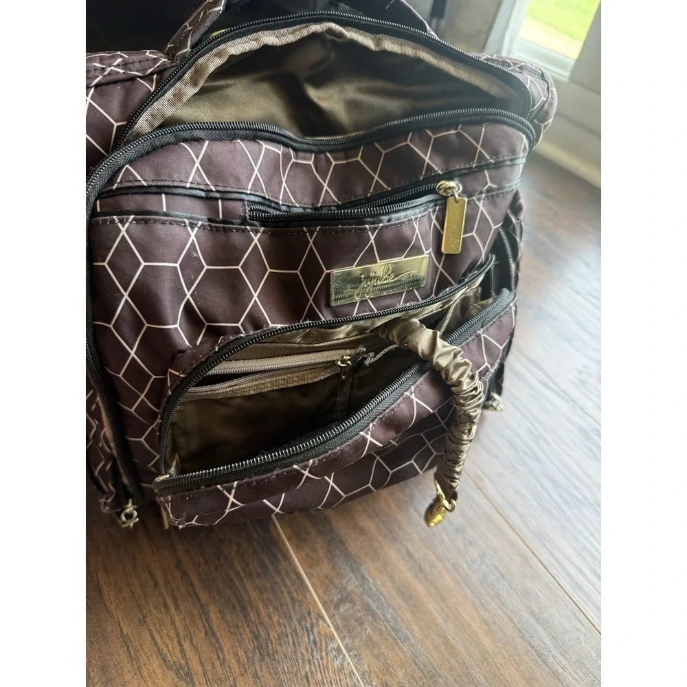 JUJUBE JuJuBe BFF Diaper Bag Set - Honeycomb Print Travel Baby Organizer Y2K Mom